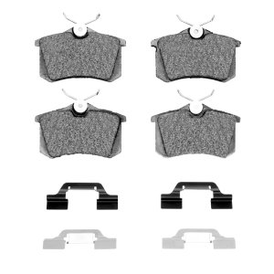 Volkswagen Golf Brake Pads - Rear - R1 Concepts - Euro Ceramic - `03-`06